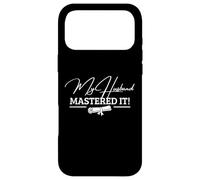 My Husband Mastered It Masters Degree Graduation MBA Coque pour iPhone 17 Pro Max