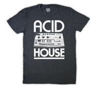 My Icon Art & Clothing Acid House Bass Synth T-Shirt des Hommes, Ardoise Classique, XL