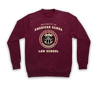 My Icon Art & Clothing Call Saul University of American Samoa Law School Bet Sweat-Shirt des Adultes, Bourgogne, Medium