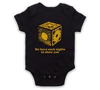 My Icon Art & Clothing Hellraise Puzzle Box Lament Configuration Bébé Barboteuse Bodys, Noir, 6-12 Mois