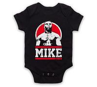 My Icon Art & Clothing Mike Iron Mike Dynamite Kid Tyson Tribute Bébé Barboteuse Bodys, Noir, 12-18 Mois