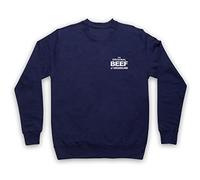 My Icon Art & Clothing The Bear Original Beef of Chicagoland Staff Uniform Sweat-Shirt des Adultes, Bleu Fonce, Large