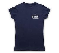 My Icon Art & Clothing The Bear Original Beef of Chicagoland Staff Uniform T-Shirt des Femmes, Bleu Fonce, XL