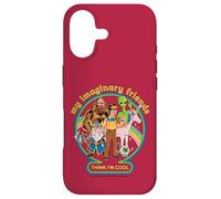 My Imaginary Friends Unicorn Alien Bigfoot Retro Adult Humor Coque pour iPhone 17