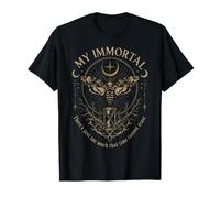 My Immortal Gothic Death Head Mort Sablier Occulte T-Shirt
