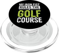 My Iron Fist Rules The Golf Course PopSockets PopGrip pour MagSafe