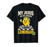 My Jesus He Be Making Lemonade Faith Retro Groovy Apparel T-Shirt