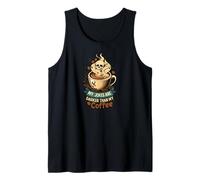 My Jokes are Darker Than My Coffee Skull Steam Débardeur