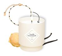 MY JOLIE CANDLE - Bougie Bijou Parfumée Vanille Gourmande - Bracelet doré en acier inoxydable avec perles noires - Cadeau parfait pour Noël et anniversaire - Cire à base végétale - Made in France