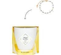MY JOLIE CANDLE - Bougie parfumée Monoi des Iles Collier Or et Noir Les Essentielles 36H