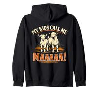 My Kids Call Me Mah, Funny Mom Farm Saying Blague Goat Lover Sweat à Capuche