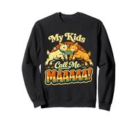 My Kids Call Me Mah, Funny Mom Farm Saying Blague Goat Lover Sweatshirt