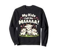 My Kids Call Me Mah, Funny Mom Farm Saying Blague Goat Lover Sweatshirt