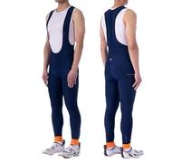 MY KILOMETRE Cuissard Cycliste Homme Hiver - Thermique Pantalon à Bretelles de Cyclisme pour VTT, Route & Gravel - Poches Réfléchissantes