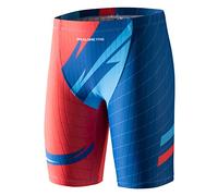 MY KILOMETRE Maillot de bain jammer pour garçons avec cordon de serrage pour enfants, endurance, short de bain pour enfants, Rouge, Taille S