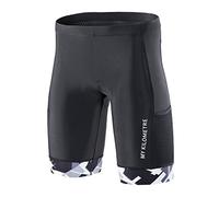 MY KILOMETRE Short de Triathlon Homme - Cuissard de Cyclisme Respirant Séchage Rapide et Confort Longue Distance Compétition - 2 Poches Latérales