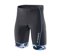 MY KILOMETRE Short de Triathlon Homme - Cuissard de Cyclisme Respirant Séchage Rapide et Confort Longue Distance Compétition - 2 Poches Latérales