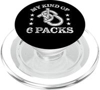 My Kind of Six Packs Citation Funny Horse Lovers Farrier PopSockets PopGrip pour MagSafe