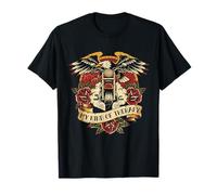 My Kind of Therapy Motorcycle Eagle Tattoo Biker T-Shirt