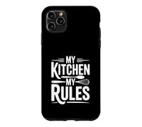 My Kitchen My Rules Citation Amusante du Chef de Cuisine Coque pour iPhone 11 Pro Max
