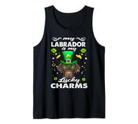My Labrador Retriever is My Lucky Charm Dog St Patricks Day Débardeur