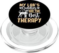 My Labs Cuddles are The Best Therapy PopSockets PopGrip pour MagSafe