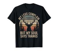 My Legs Complain But My Soul Thanks Nature Hiker Retro T-Shirt
