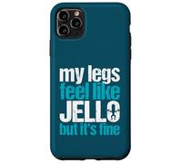 My Legs Feel Like Jello But It's Fine Gym Haltérophilie Cadeau Coque pour iPhone 11 Pro Max
