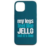 My Legs Feel Like Jello But It's Fine Gym Haltérophilie Cadeau Coque pour iPhone 13