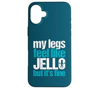 My Legs Feel Like Jello But It's Fine Gym Haltérophilie Cadeau Coque pour iPhone 16 Plus
