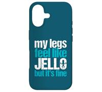 My Legs Feel Like Jello But It's Fine Gym Haltérophilie Cadeau Coque pour iPhone 17