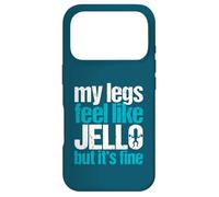 My Legs Feel Like Jello But It's Fine Gym Haltérophilie Cadeau Coque pour iPhone 17 Pro