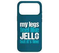 My Legs Feel Like Jello But It's Fine Gym Haltérophilie Cadeau Coque pour iPhone 17 Pro Max