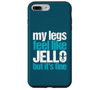 My Legs Feel Like Jello But It's Fine Gym Haltérophilie Cadeau Coque pour iPhone 7 Plus/8 Plus