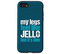 My Legs Feel Like Jello But It's Fine Gym Haltérophilie Cadeau Coque pour iPhone SE (2020) / 7/8