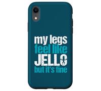 My Legs Feel Like Jello But It's Fine Gym Haltérophilie Cadeau Coque pour iPhone XR