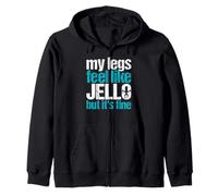 My Legs Feel Like Jello But It's Fine Gym Haltérophilie Cadeau Sweat à Capuche