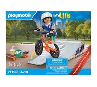 Playmobil My Life 71798 Snowboarder avec rampe de glisse G