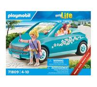 Playmobil Jouet Cabriolet My Life 71809 – 30 pièces, jeunes filles avec perche à selfie, dès 4 ans