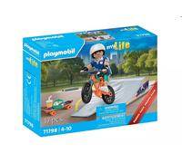 PLAYMOBIL 71798 Snowboarder avec Rampe de Glisse