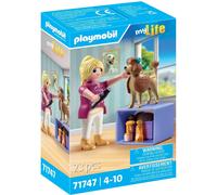 PLAYMOBIL 71747 Toiletteuse avec caniche et accessoires, My Life, 23 pièces, Dès 4 ans