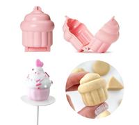 My Little Cakepop Moule à cake pop original depuis 2010. En forme de cupcake. Moulé par injection avec du plastique ABS de qualité alimentaire sans BPA. Hygiénique et résistant. Utilisation pour cake