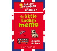 My Little English Memo - Qui Sera Champion En Anglais ?