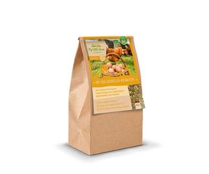 My Little Farm Mélange d'herbes d'œuf d'or Bio pour Poules et Autres volailles pour Soutenir l'activité de Ponte, Riche en substances vitales Naturelles, Pur et de qualité Biologique