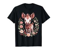 My Little Okapi Forest Giraffe Zoo Animal Cute T-Shirt