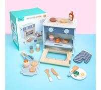 My Little Oven - Cuisine de jeu en bois pour enfants - Mini four jouet avec accessoires - 26 x 18 x 28 cm - Jeu de rôle et accessoires de cuisine à partir de 3 ans - Certifié EN71 et CE