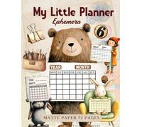 My Little Planner Ephemera Book: High Quality Images Of Peoples, For Paper Crafts, Scrapbooking, Mixed Media, Collage Art, and More. (Matte Paper)