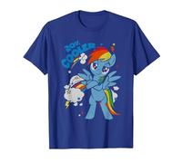 My Little Pony 20% Cooler with Rainbow Dash Mon Petit Poney T-Shirt, Homme, Bleu Royal, XL
