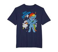 My Little Pony 20% Cooler with Rainbow Dash Mon Petit Poney T-Shirt, Homme Grandes Tailles, Bleu Marine, 2X Tall