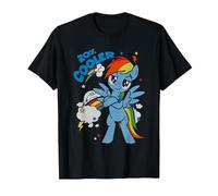 My Little Pony 20% Cooler with Rainbow Dash Mon Petit Poney T-Shirt, Homme, Noir, XL